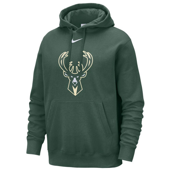 Nike Ανδρικό φούτερ Milwaukee Bucks Club Logo Hoodie Nike Ανδρικό φούτερ Milwaukee Bucks Club Logo Hoodie